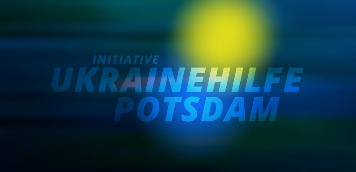 website header initiative Ukraine hilfe potsdam