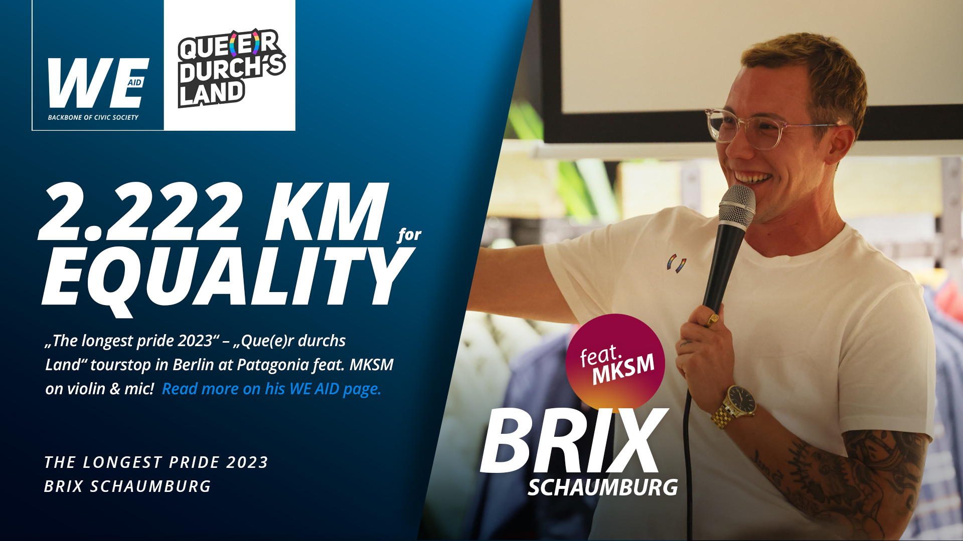 Brix Schaumburg Tourstop in Berlin with MKSN - wise words for truly anybody. Join us for 6 minutes of the tourstop