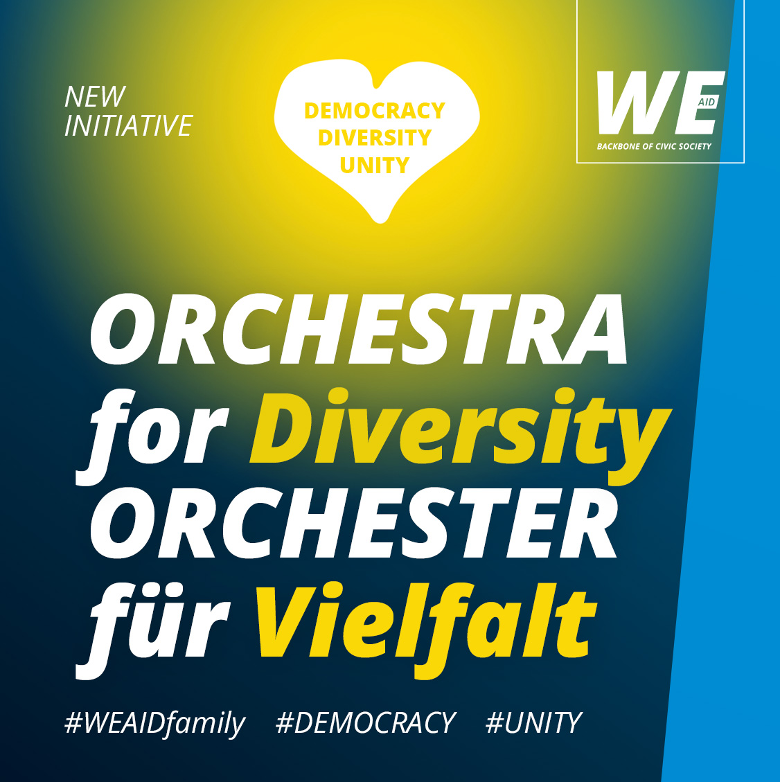 ORCHESTRA FOR DIVERSITY – Orchester für Vielfalt - Initiative supported by WE AID