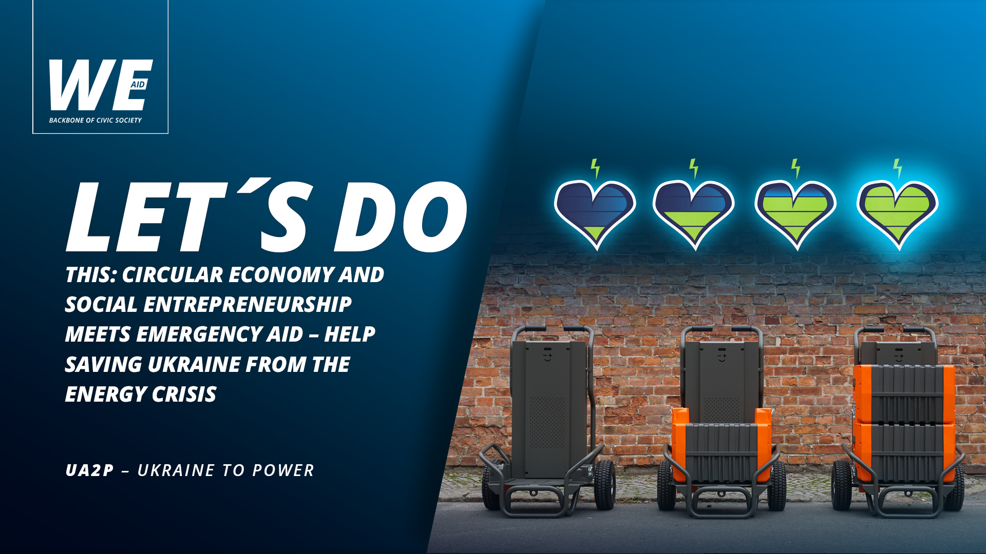 Video: The initiative U2P collects for off grid energy systems for disaster regions